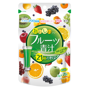 おいしいフルーツ青汁 7包｜株式会社ユーワ｜青汁・健康食品・サプリメント